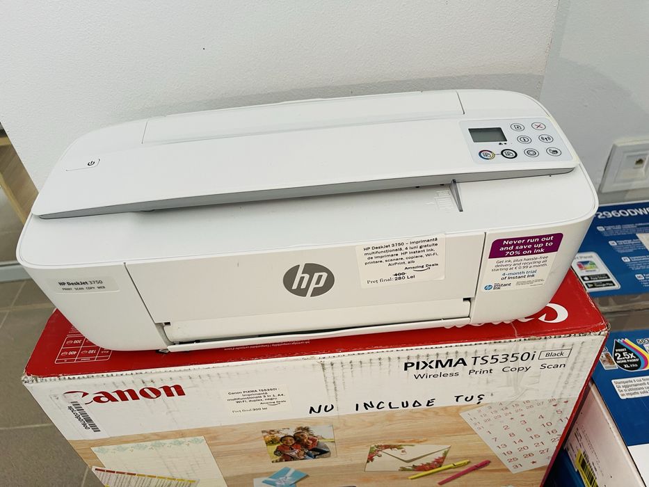 Imprimanta HP DeskJet 3750 ,WiFi ,Fără Tuș