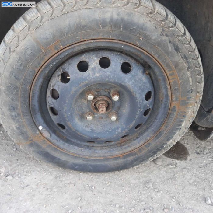 Set 4 Jante Roti Tabla 4x114,3 cu Anvelope Cauciucuri Iarna Dot 2011 Chevrolet Kalos 2002 - 2011 [C0970]