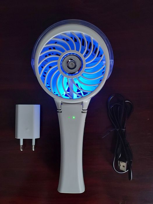 Ventilator de mana rgb cu acumulator