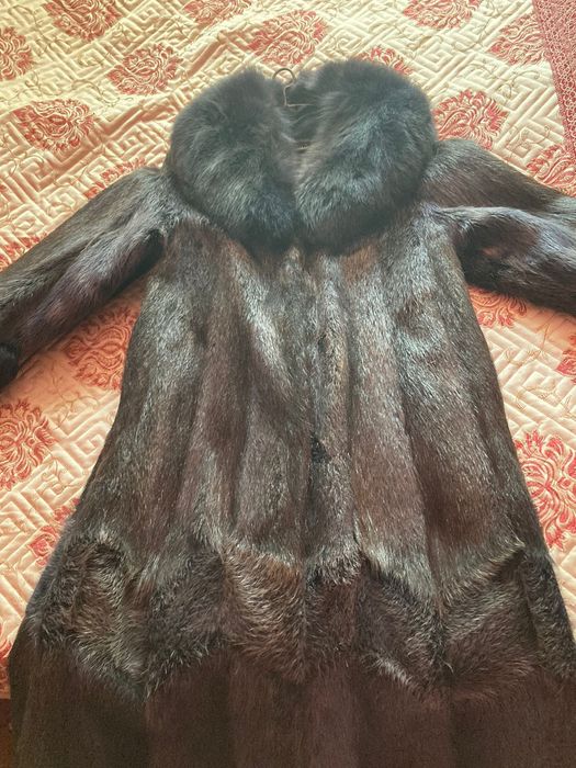Шуба нутриевая женская