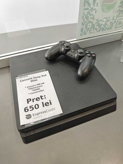 Sony Ps4 Slim 500GB (Ag44 B7427) - Garantie 2 ani!
