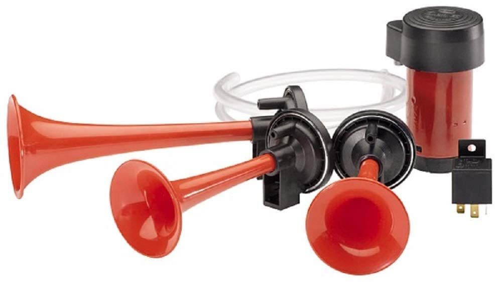 въздушни тромби, клаксон, фанфари, 12V, 118dB (A), Hella Германия