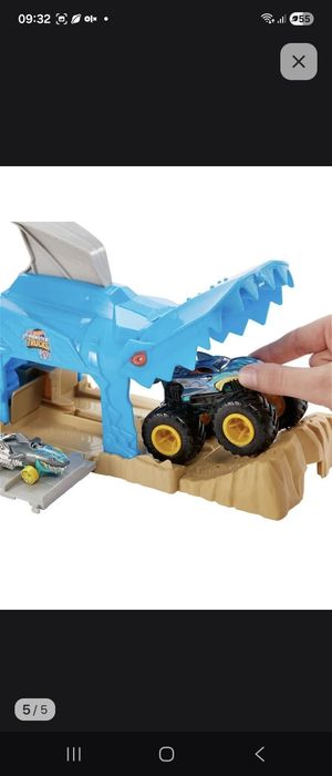 Набор пусковой Hot Wheels Монстр-трак Гараж