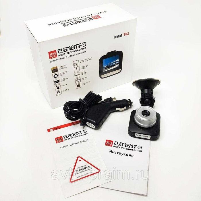 Видеорегистратор Full HD Element5 T82