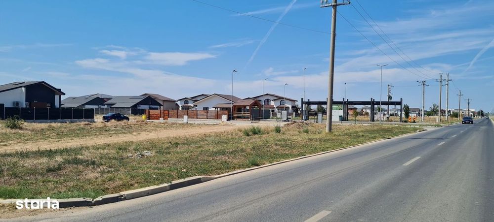 Teren pentru proiect de case in Buftea, cu deschidere la lacul Buciume