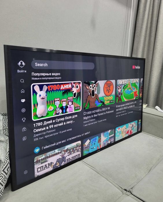 Samsung 191 см 4К smart tv телевизор