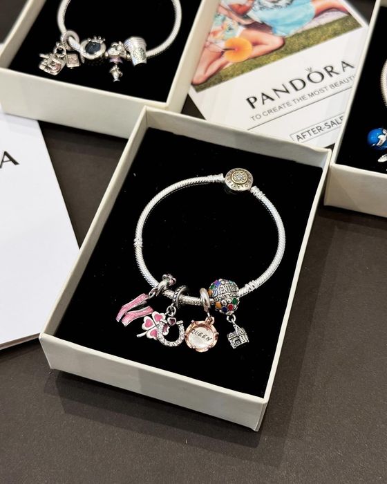 Браслет и Шармы Pandora 925 серебро из Китая