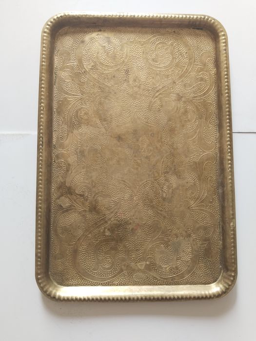 Поднос латунный ссср