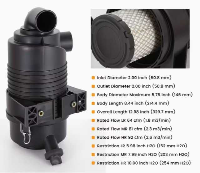 Въздушен филтър кутия - Perkins , John Deere , Yanmar , Kubota , JCB.