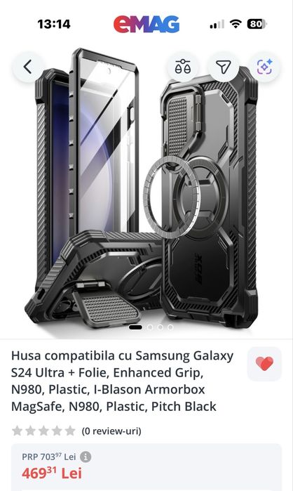 Husa Armorbox N980,Samsung s24 Ultra, Mag safe