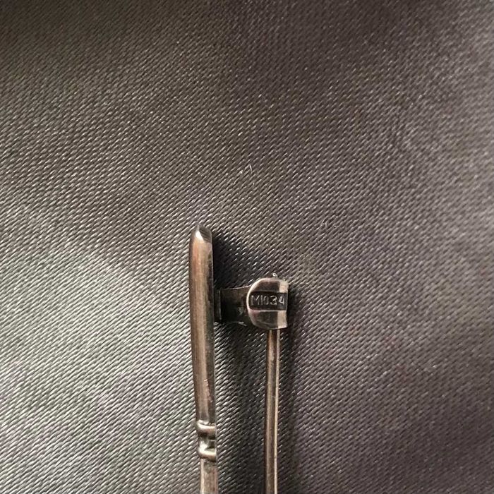 Редкая серебряная брошь СССР 875