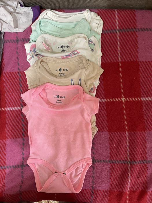 Lot body cu maneca scurta