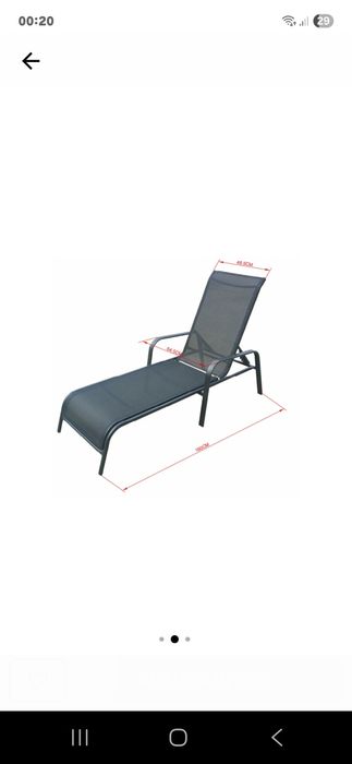 Sezlong reglabil Kring Bruxelles