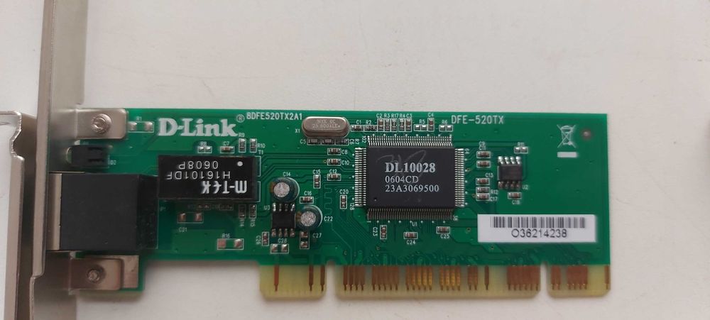 Сетевые карты D-Link, TP-Link 10/100 Мбит - подключение PCI