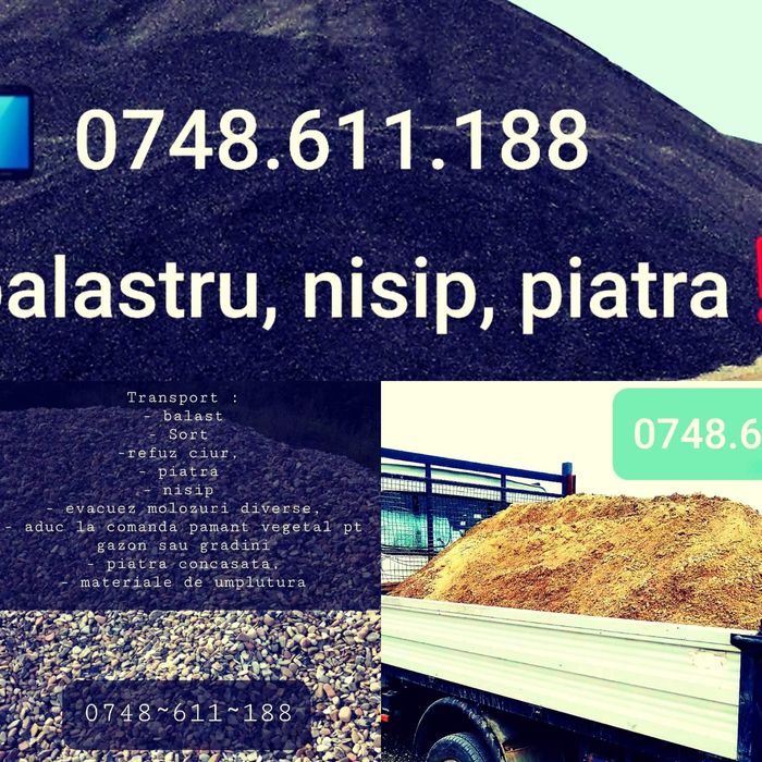 Nisip sort balastru