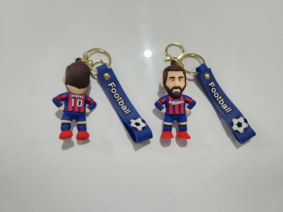 Футболни Ключодържатели Роналдо Меси Неймар Мбапе Фигурка с Ключ 12см