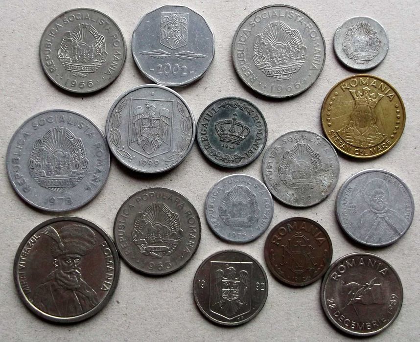 Loturi diverse de monede Romania 1941 - 2019 fara dubluri