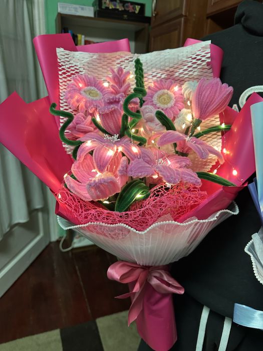 Buchet flori handmade