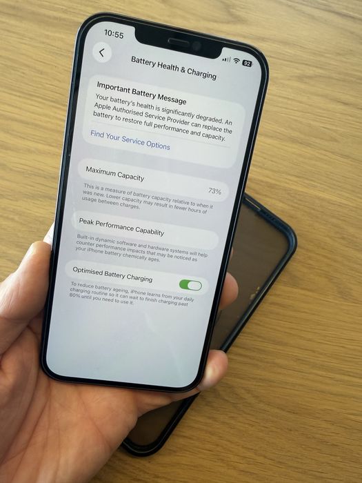 iPhone 12 Pro Max 128GB Blue 73 battery