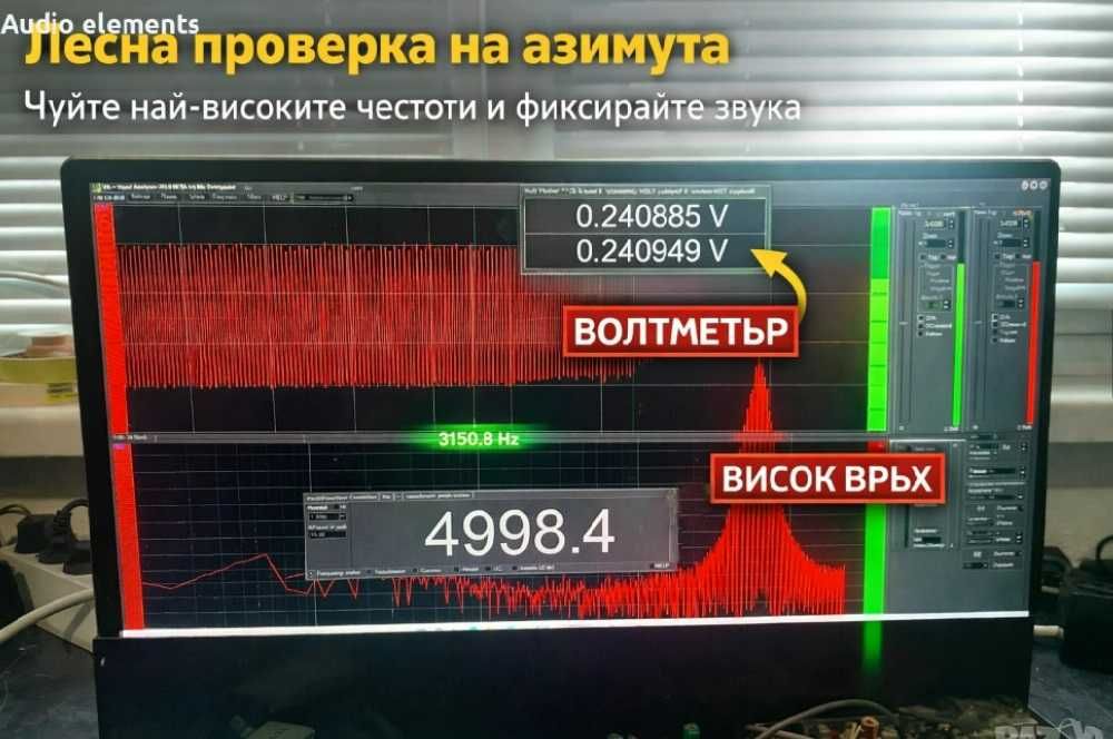 Тест касета 3150 / 5000 / 8000 Hz