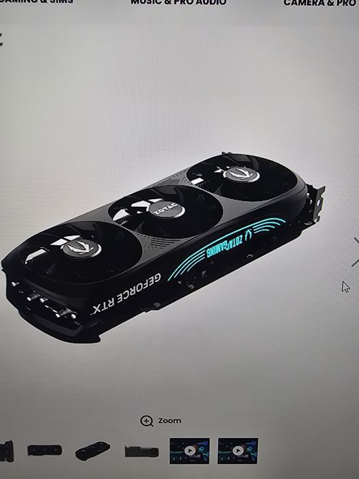 Zotac RTX 4080 super trinity black16gb