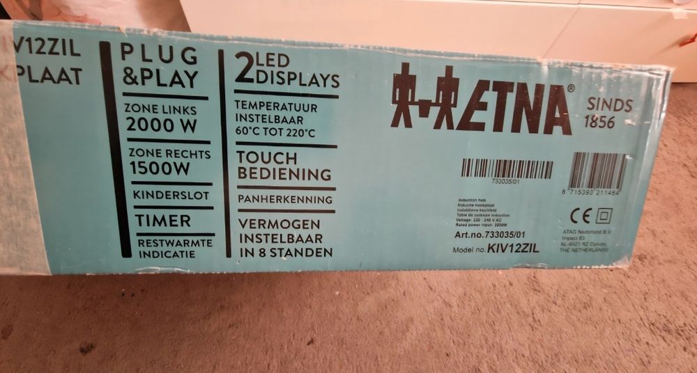 Plita Inductie Etna plug& play noua 2zone