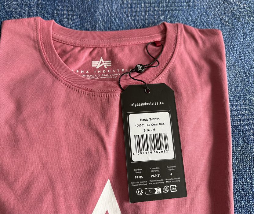 Alpha Industries Logo Basic T-Shirt ОРИГИНАЛНИ мъжки тениски - M/XL