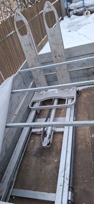 Sistem hidraulic elevator. Furca ridicat baloti