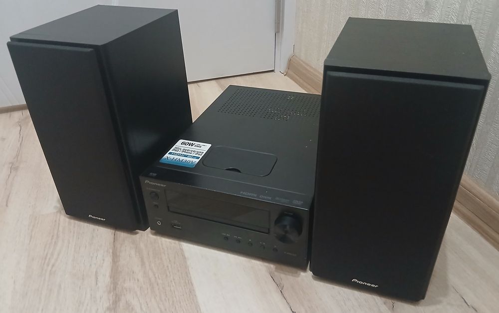 DVD аудио система Pioneer USB HDMI CD FM Aux с тонколони X-HM30V
