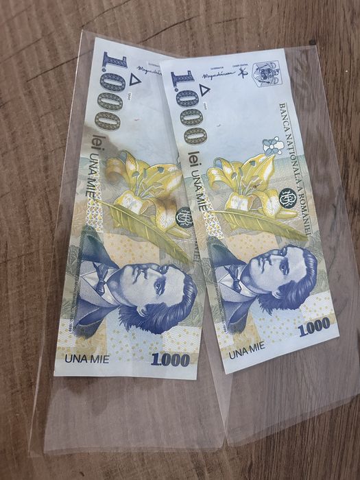 Bancnote 1000 lei -Serii consecutive