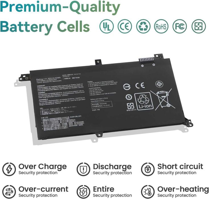 Батерия за лаптоп Asus Vivobook S14 42Wh B31N1732