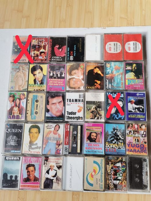 Casete audio muzica usoara si populara