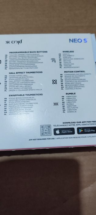 Controler wireless CRKD NEO S Retro Gold Edition . Nintendo Switch,Nou