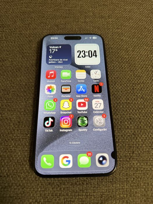 schimb iphone 15 pro max 256gb