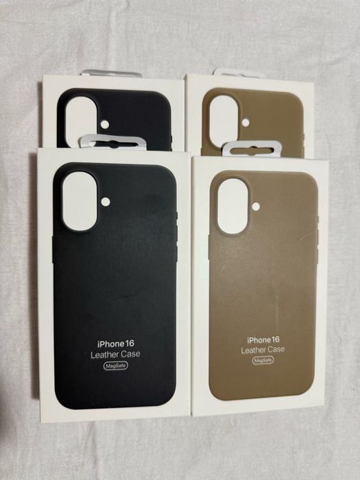 Huse MagSafe Iphone 15 , 16 - piele & silicon- noi la cutie sigilate