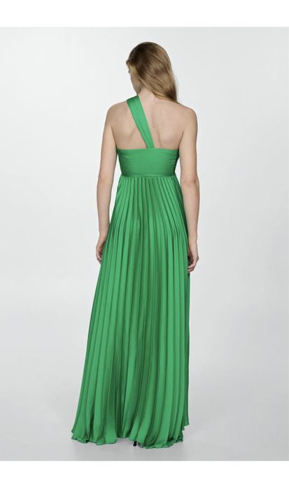 Дълга сатенена рокля