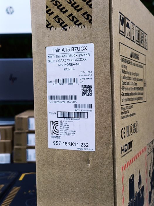 MSI Sword, GF66, Thin,