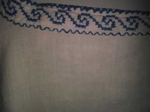 Camasa / ie populara / Costum popular autentic, integral lucrata manual, pe panza tesuta manual,model foarte frumos, cusături tradiționale