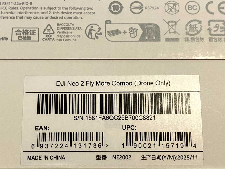 PretFIX DJI Neo 2 FMC Fly More Combo mini DRONA 160g sigilata GARANTIE