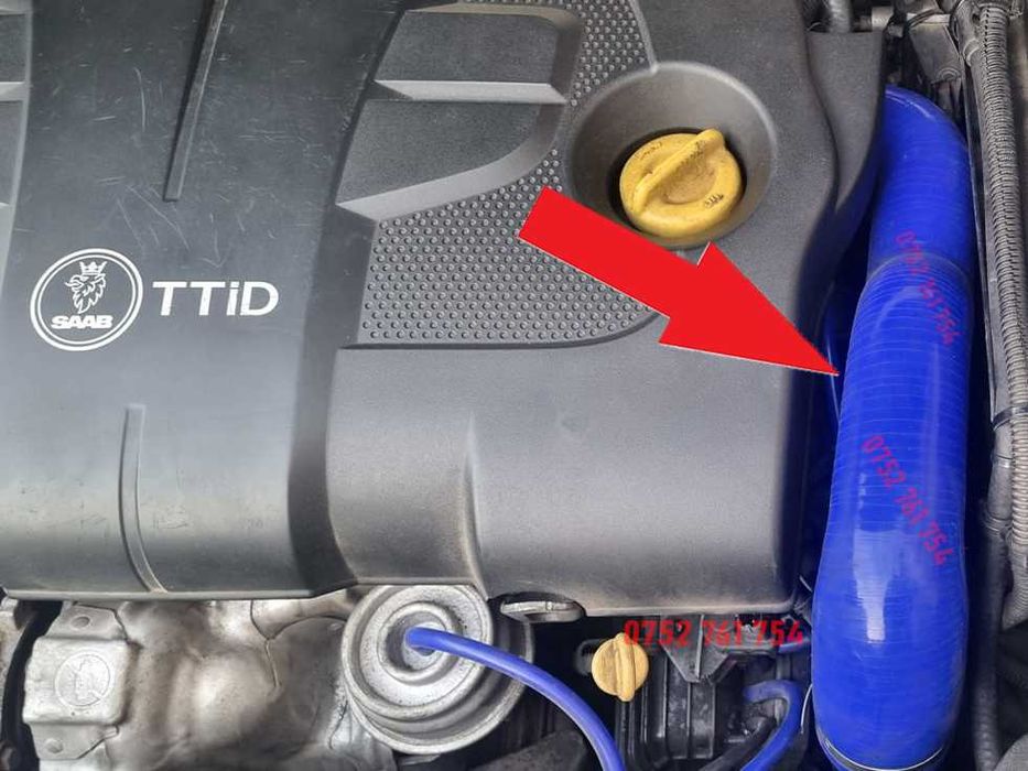 Furtun Intercooler Saab 9-3 1.9 TDDI Furtun Turbo Saab Silicon