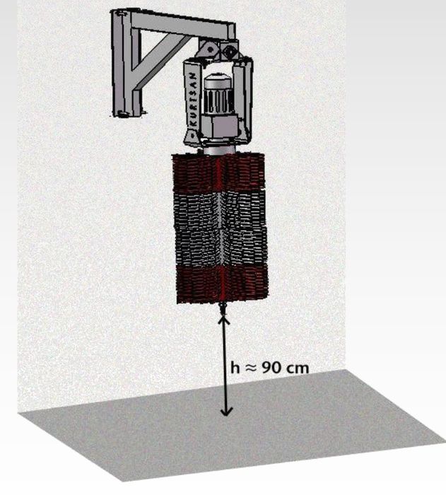Автоматическая щетка-чесалка для коров. Қашлагич. Qashlagich