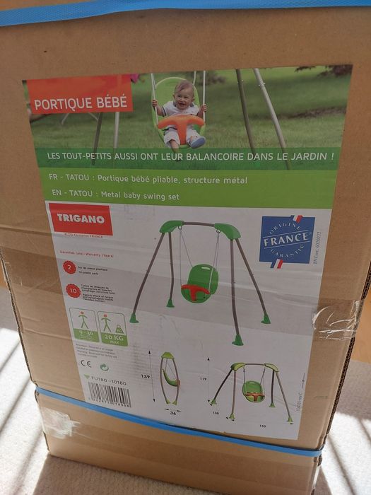 Leagan bebe cu cadru pliabil Tatou