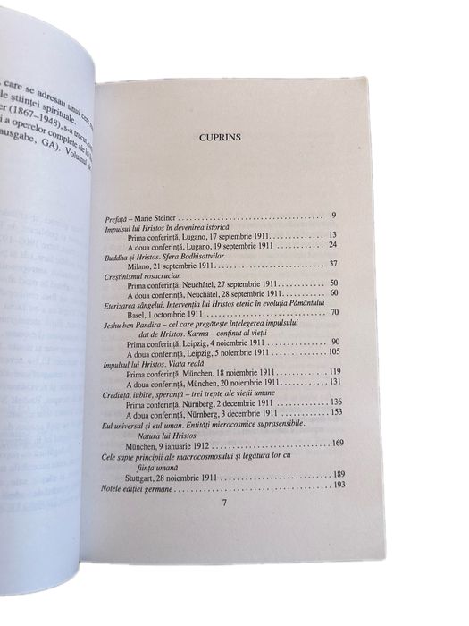 Carte Rudolf Steiner Creștinismul esotericsi conducerea spirituala Univers 1998