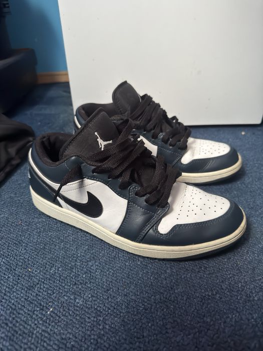 Jordan 1 low albastrii