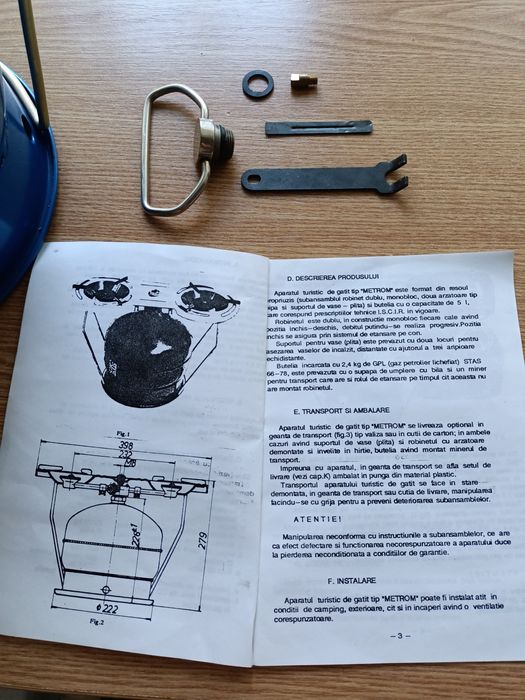 Arzător pentru camping