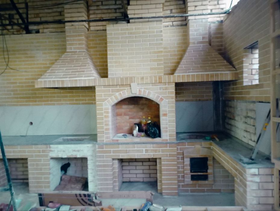 Строим летние кухни, бани,очаги.