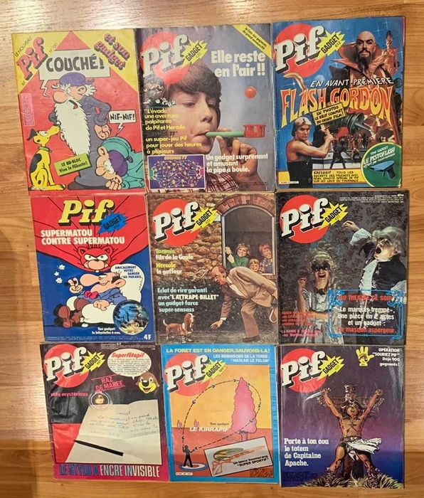 Reviste Pif Gadget. Diverse numere