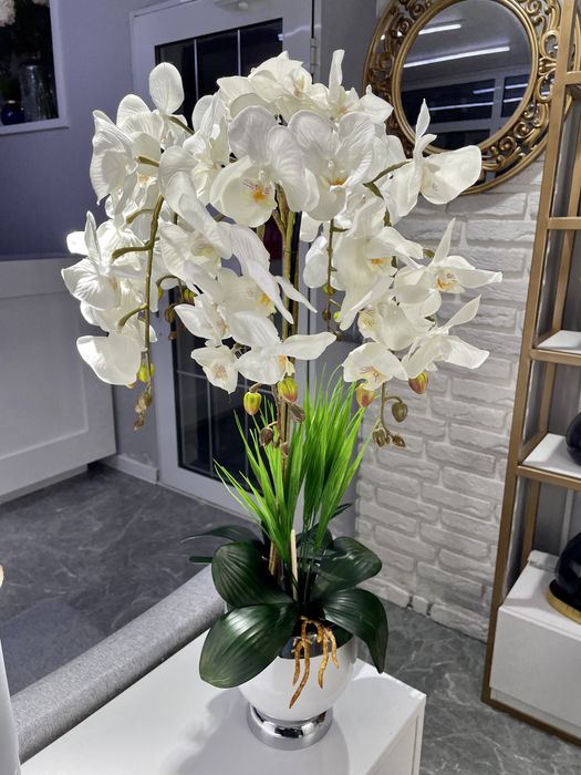 Декор цветок кашпо