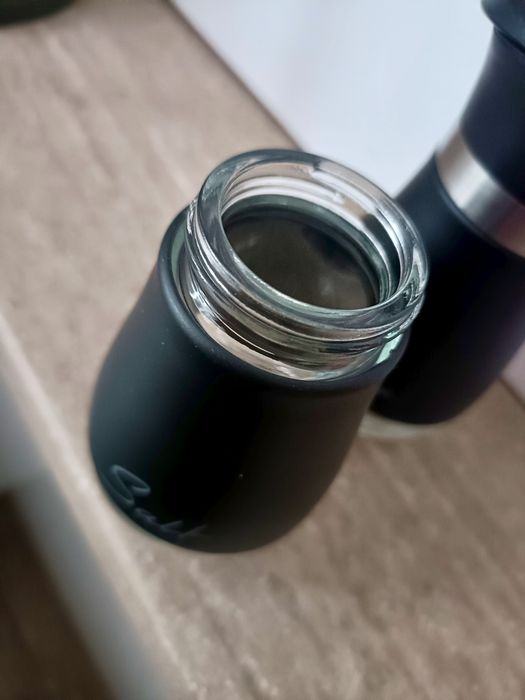 Set solnițe Salt & Pepper, inox, noi, cu eticheta, negru
