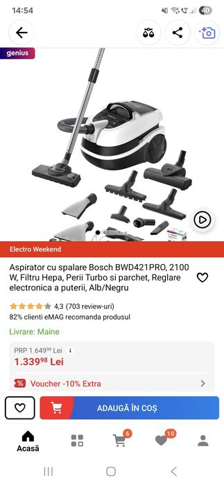 Aspirator Bosch injecție extractie